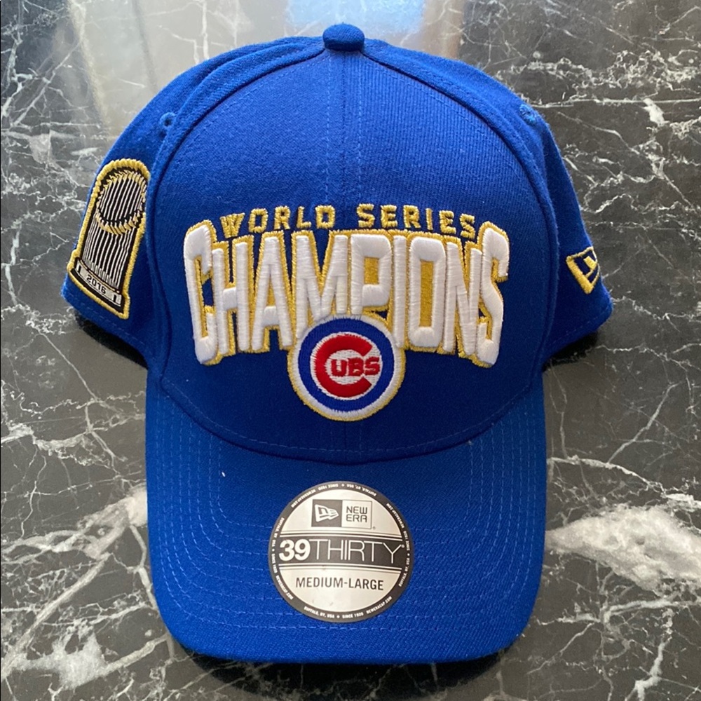 Blue World Series Champions Cap